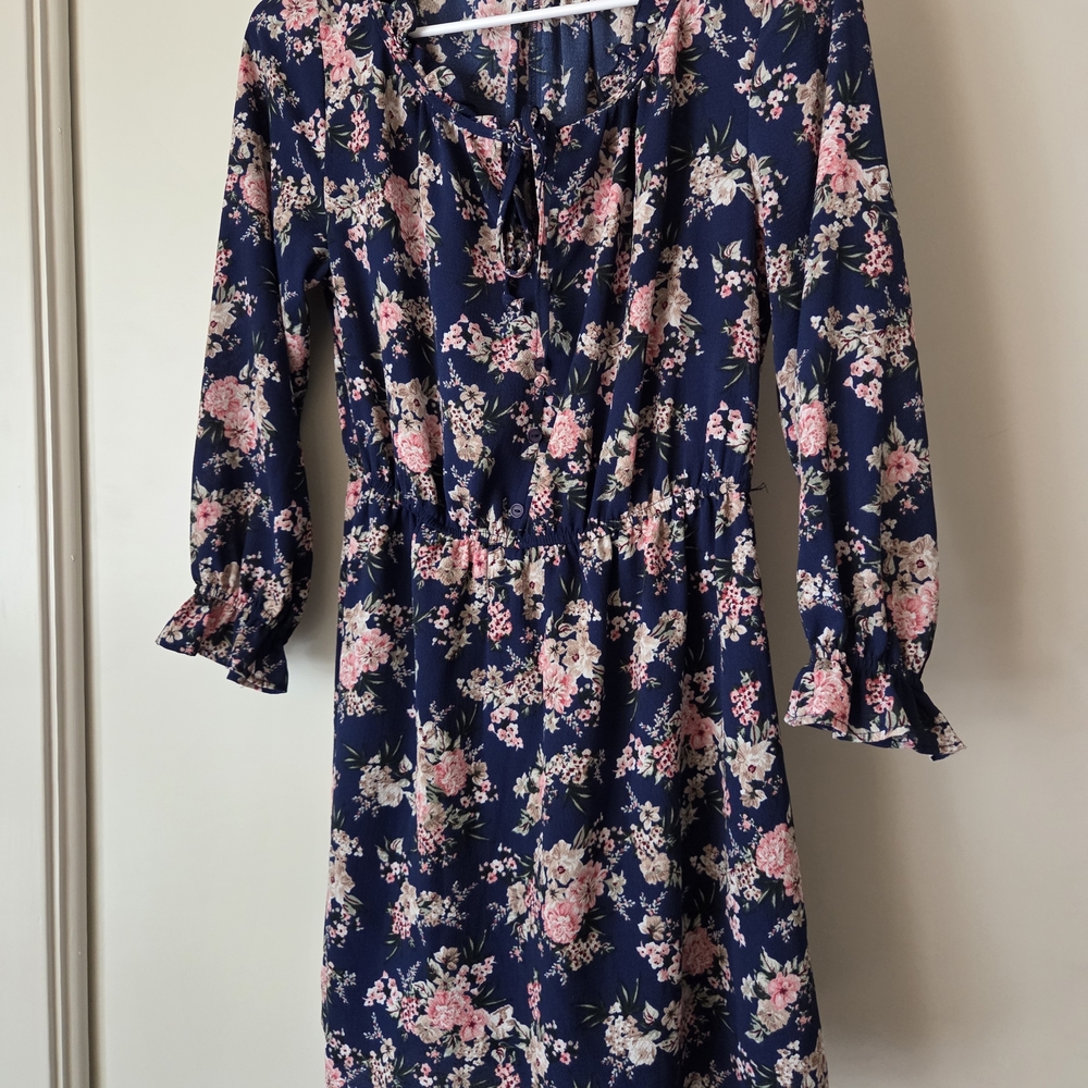 Floral Long Sleeve Dress